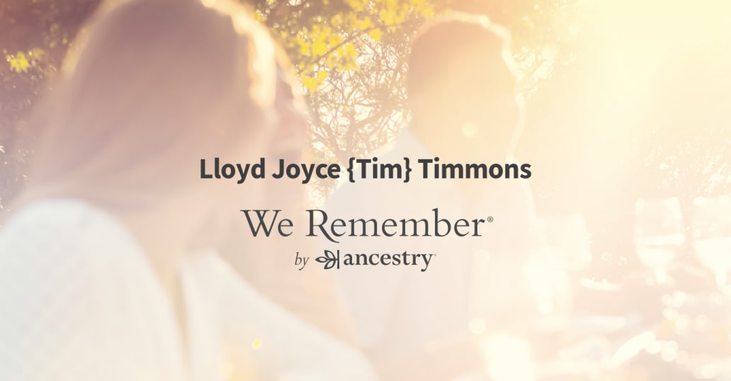 Lloyd Joyce {Tim} Timmons (19201981) Obituary